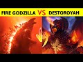 Fire godzilla vs destoroyah   fire godzilla     destoroyah 