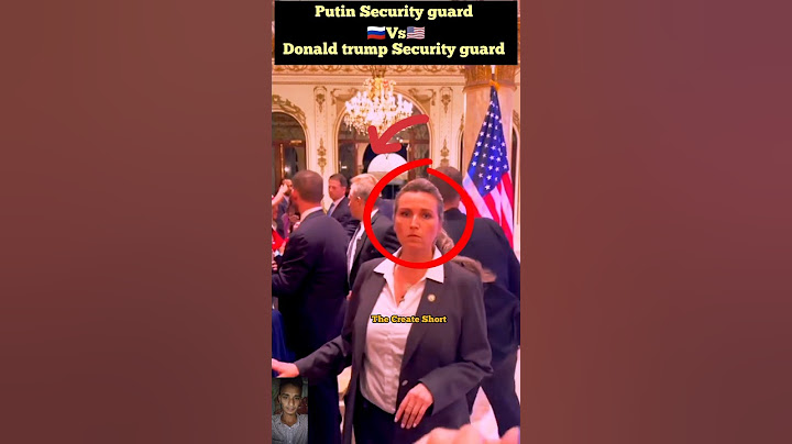 Putin Security guard Vs Donald trump Security guard😱 #respect #respectshorts #putin #trump #shorts