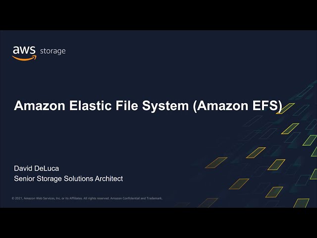 Amazon EFS file system creation, mounting & settings class=