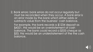 Bank Reconciliations Accounting Screencast Assessment