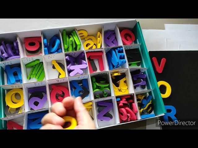 Magnetic Fun with Alphabet and Words 64 Picture Magnets 144 Letter Magnet  Board