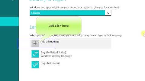 how to add language and input method in Windows 8.1 and 8