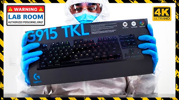 Logitech G915 TKL Gaming Keyboard Unboxing - ASMR