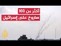 شاهد رشقة صواريخ كبيرة أطلقتها حركة الجهاد تجاه مستوطنات إسرائيلية 