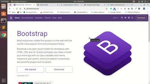 Bootstrap 4 Tutorial #1- Installing, Reboot, Content, Typography, Images, Table