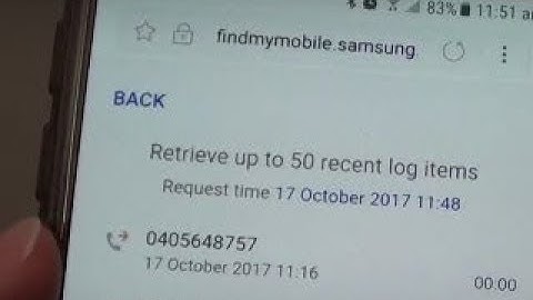 Samsung Galaxy S8: How to Retrieve Phone Call Logs and Text Messages Remotely