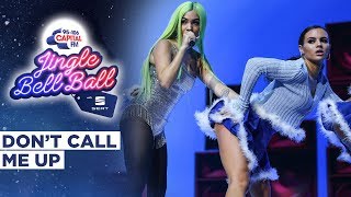 Mabel -  Don't Call Me Up (Live at Capital's Jingle Bell Ball 2019) | Capital Resimi