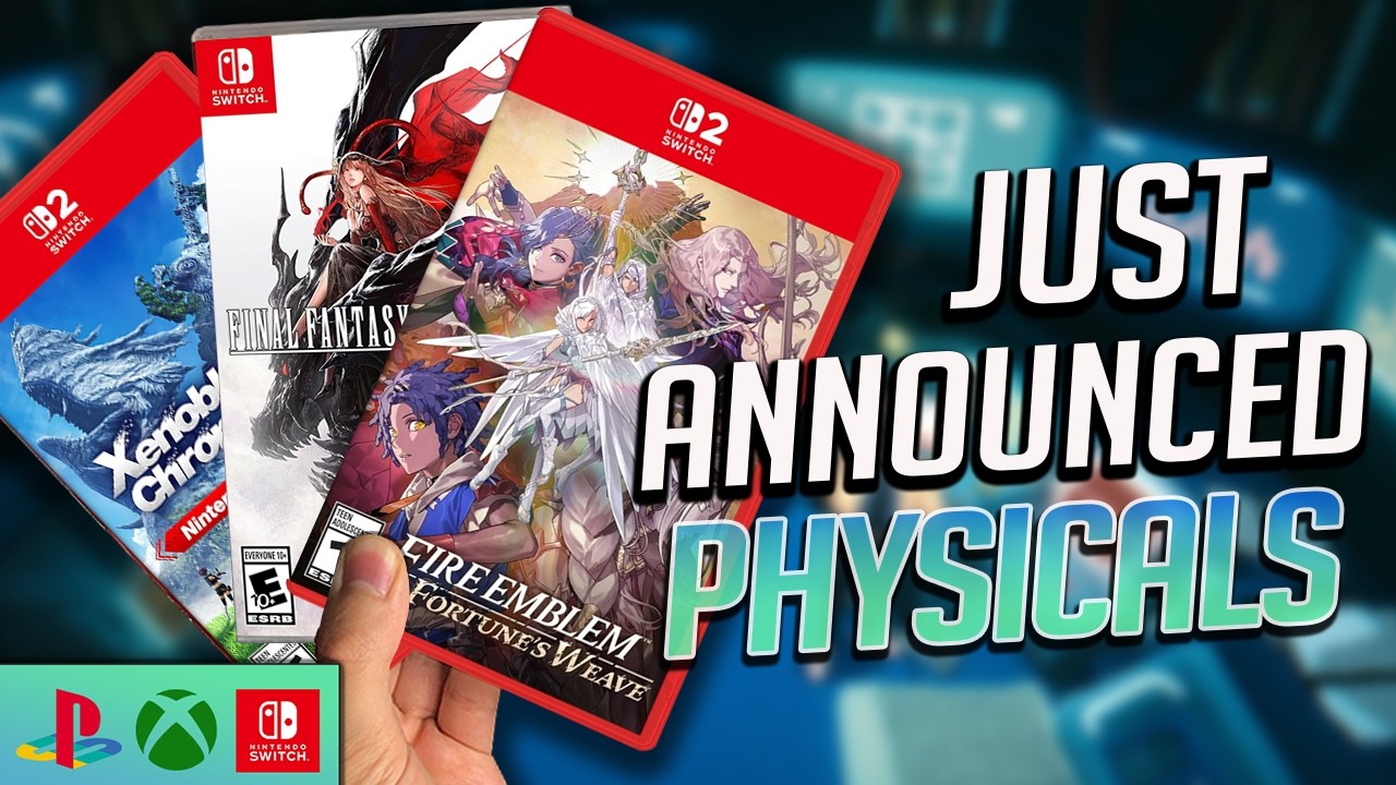 HUGE Just Announced Physical Game Releases! BIG Switch, Switch 2