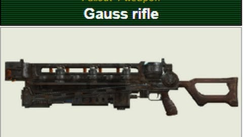 Fallout 4: Gauss rifle location