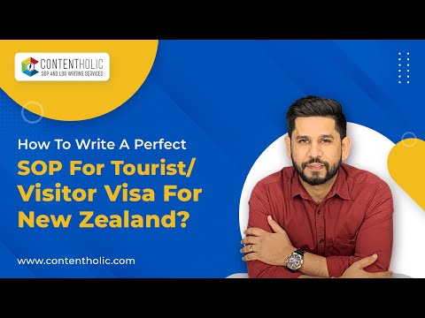 How To Write A Perfect SOP For Tourist Visa For New Zealand. |SOP writing Tips. - video from Contentholic