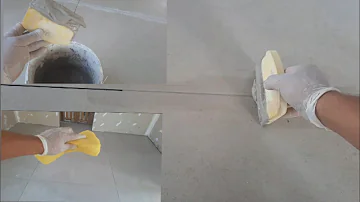 Qual a forma correta de rejuntar porcelanato?