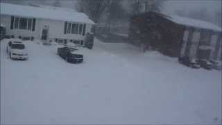 January 27th 2015 blizzard snow day Woodstock, N.B.