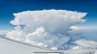«Ядерный гриб» вид из самолёта