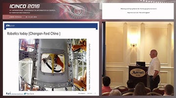 “Walking and Flying Robots for Challenging Environments” Dr. Roland Siegwart (ICINCO 2016)