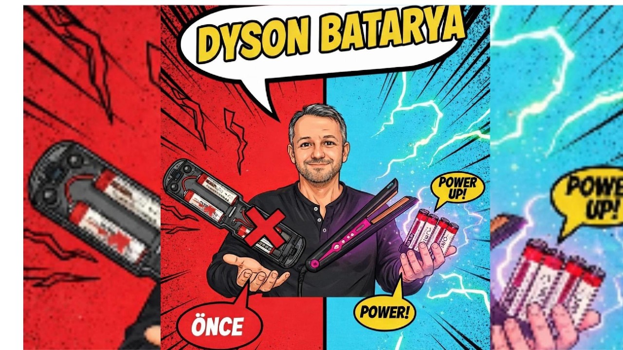 Dyson Corrale Saç Düzleştirici Batarya sorununa kesin cözüm !'' ( Dyson battery problems.)