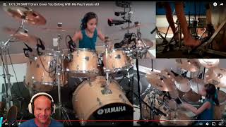 T. Swift Drum Cover You Belong with Me by Pau of the Warning - REACTION