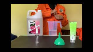 Tutorial Membuat Hand Sanitizer KKN Alter 70 D. II.C.3