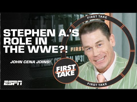 John Cena is awaiting a call from Tom Brady & Stephen A.’s WWE move?! | First Take