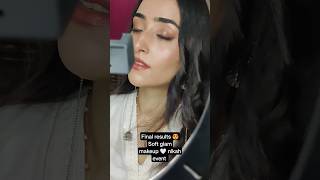 soft glam makeup for nikah event   #trending #foryou #youtubeshorts #subscribe Resimi