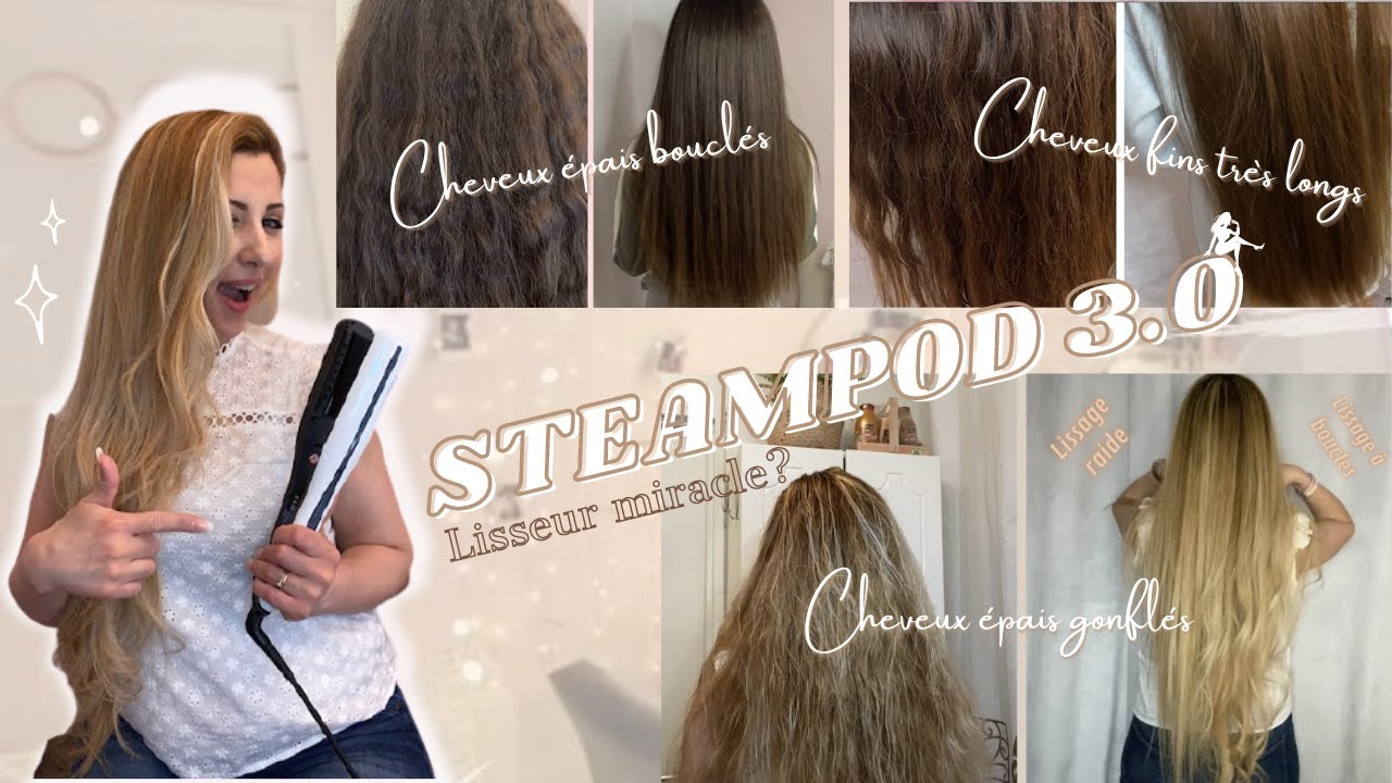 STEAMPOD 3.0 sur CHEVEUX ÉPAIS | THICK HAIR