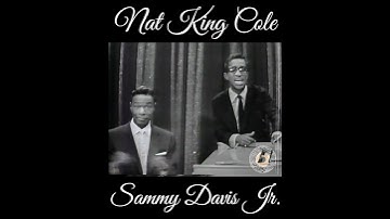 Nat King Cole & Sammy Davis Jr #natkingcole #sammydavisjr #1950s