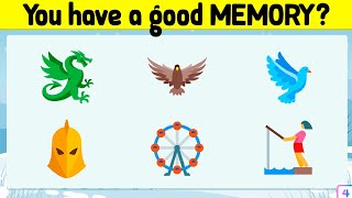 How good a MEMORY do you have? Very easy, memory test for children and adults | WIKIFUN screenshot 1