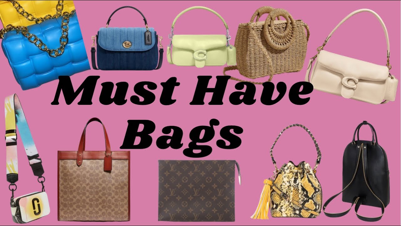 10 MUST HAVE BAGS FOR YOUR CLOSET | KERRY - YouTube