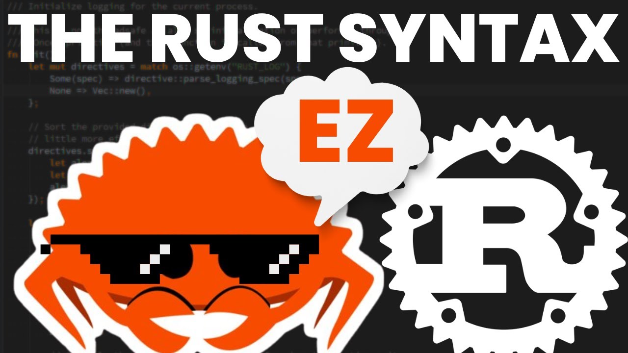 Getting familiar with Rust's syntax - YouTube