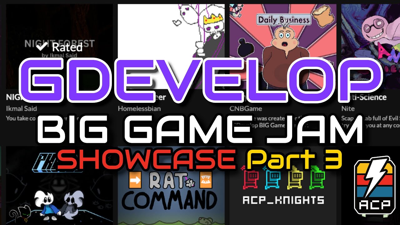 GDevelop BIG Game Jam Showcase 3 - YouTube