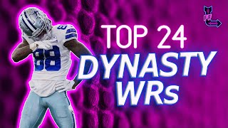 Updated Top 24 Dynasty Wide Receiver Rankings + Tiers - 2023 Dynasty Fantasy Football