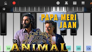 Papa meri Jaan piano tutorial | నాన్న నువ్వు నా ప్రాణం | mobile piano