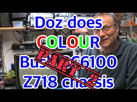 Fixing my Facebook Marketplace Bush BC6100 vintage TV