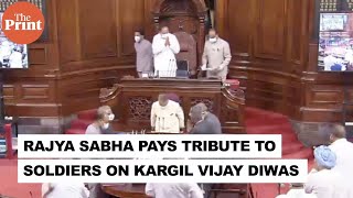 Rajya Sabha pays tribute to soldiers on 22nd Kargil Vijay Diwas