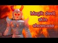 Magik devil skin showcase heroes online world roblox