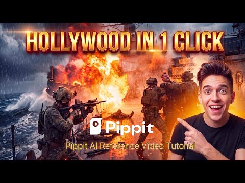 Pippit AI Reference Video Tutorial | Turn Any Video into a Hollywood Cinematic Scene
