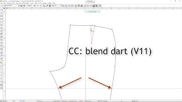 StyleCAD PDS V11 - Dart Blending