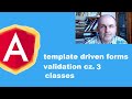 Kurs Angular - template driven forms klasy #5