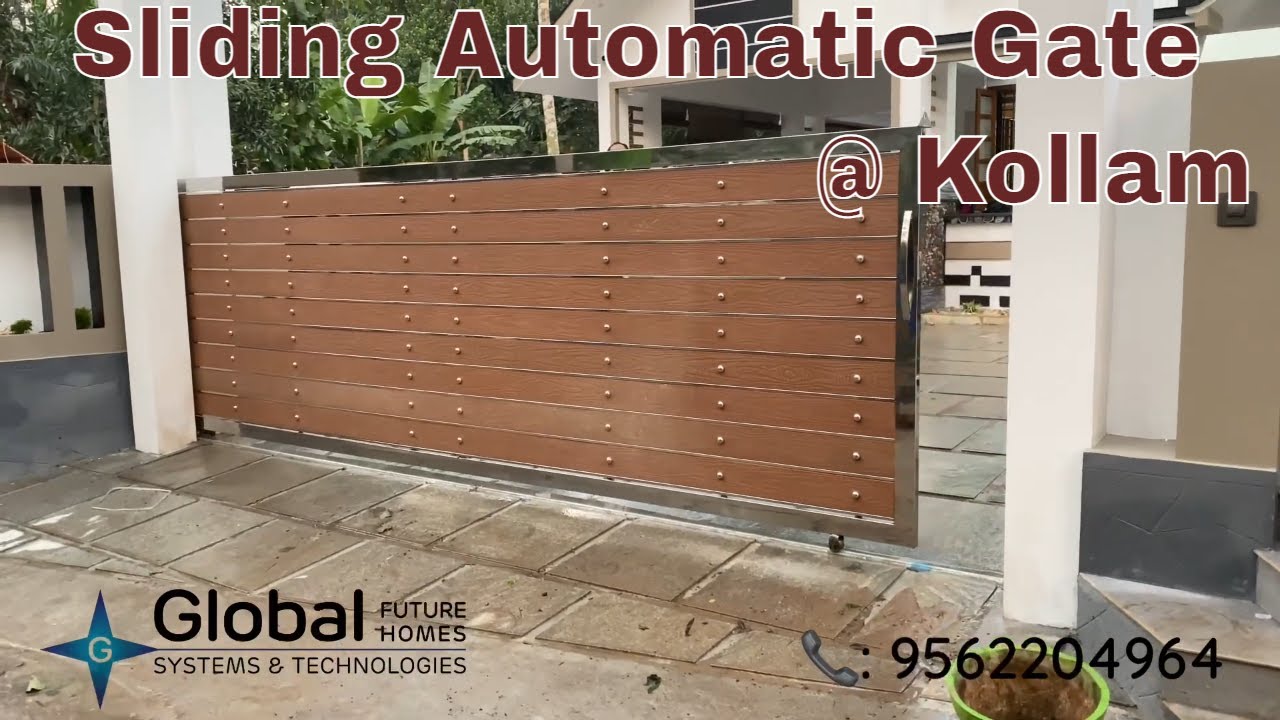 Kerala Modern Gate Design| @ Kottarakkara, Kollam| Automatic ...