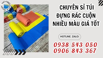Chuyên sỉ túi đựng rác cuộn nhiều màu giá tốt