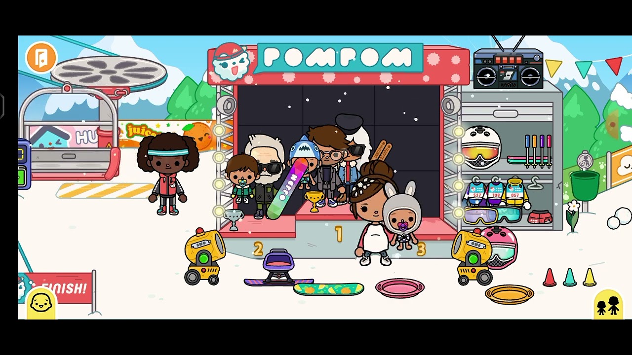 TOCA LIFE WORLD - idemo da skijamo sa baba rosom #vlogmas7