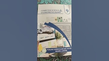 New book of 9 class computer science and Entrepreneurship#foryou