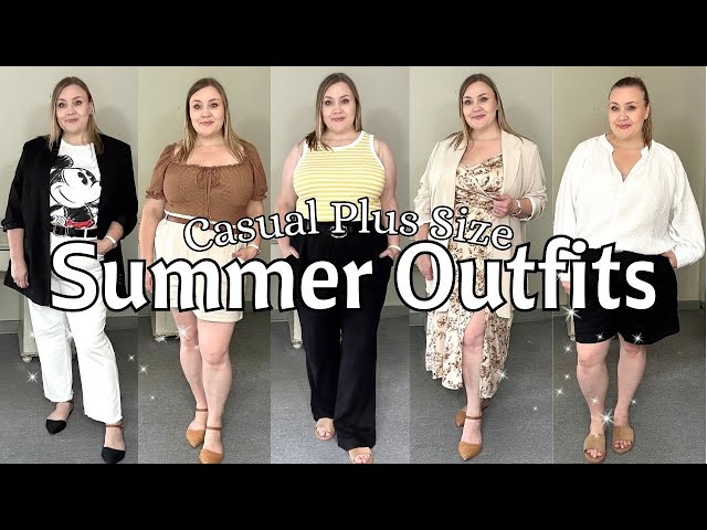 Plus size summer dresses, Plus size summer outfit, Casual summer