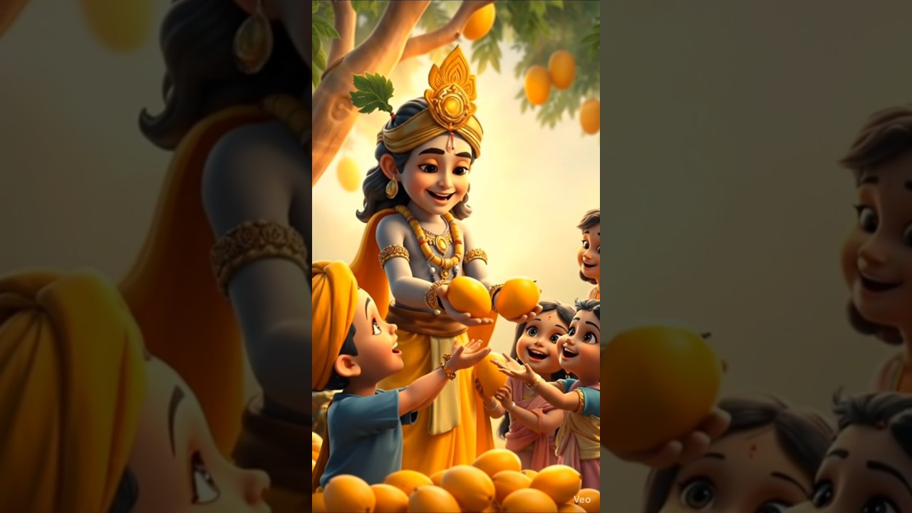 श्री कृष्ण का चमत्कार 🙏 सूखी जमीन पर उगा आम का पेड़ 