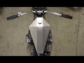 CUSTOM ALUMINIUM COFFIN FUEL TANK  - XTREEM PLASMA BIKE