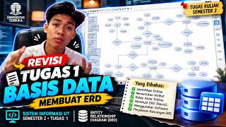 REVISI TUGAS 1 BASIS DATA | Membuat ERD | Sistem Informasi UT