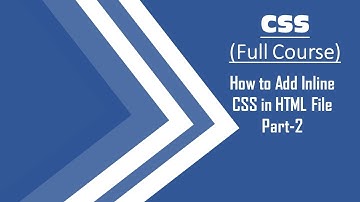 02.CSS-How to Add Inline CSS||Part-2||Step by Step CSS Tutorials..