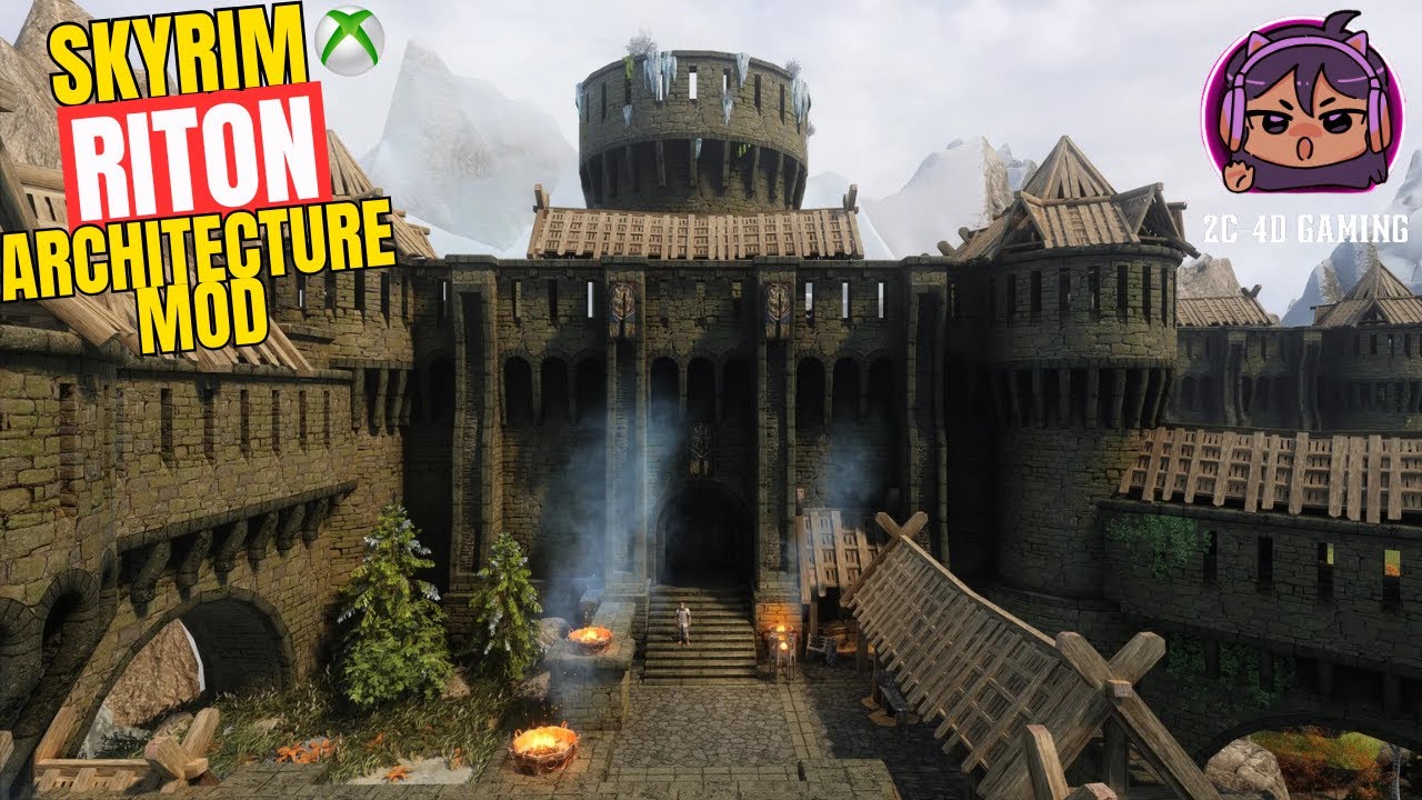 Skyrim Xbox: Riton AIO Architecture & Texture Overhaul │ Next-Gen Visuals & Mod Showcase