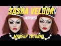 SASHA VELOUR! - inspired DRAG MAKEUP TUTORIAL!