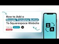 How to Add a Google Translate Button to Your Squarespace 7.1 Website | Squareko
