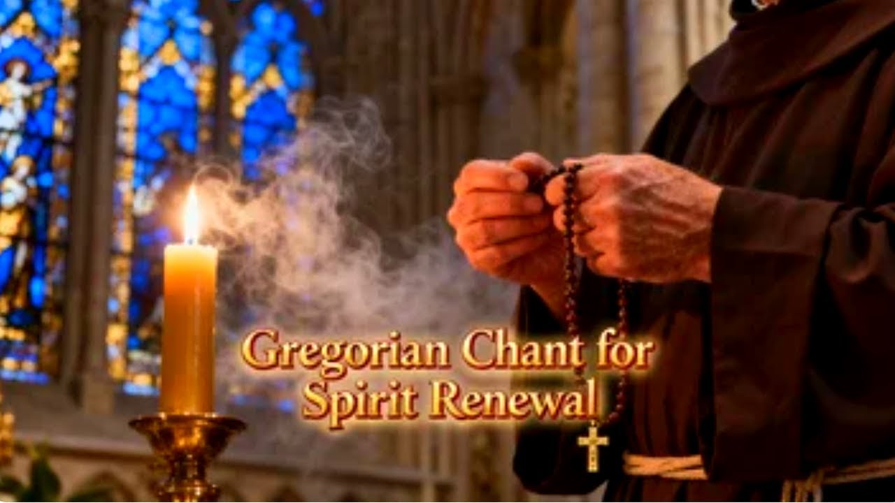 Gregorian Chant for Healing Sleep and Spiritual Calm | Benedictine Ambience and Sacred Grace
